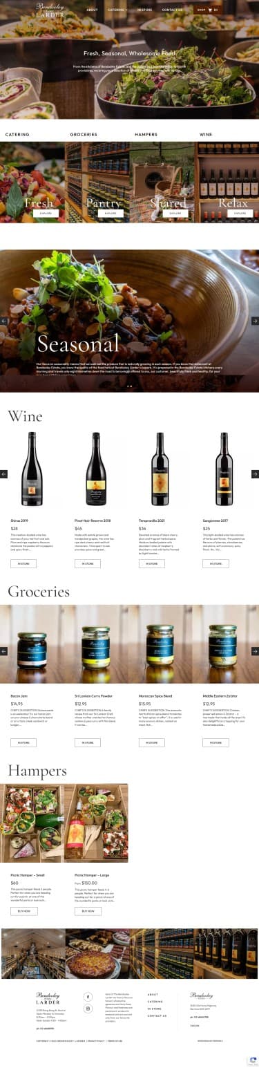 HomePage – Bendooley Larder